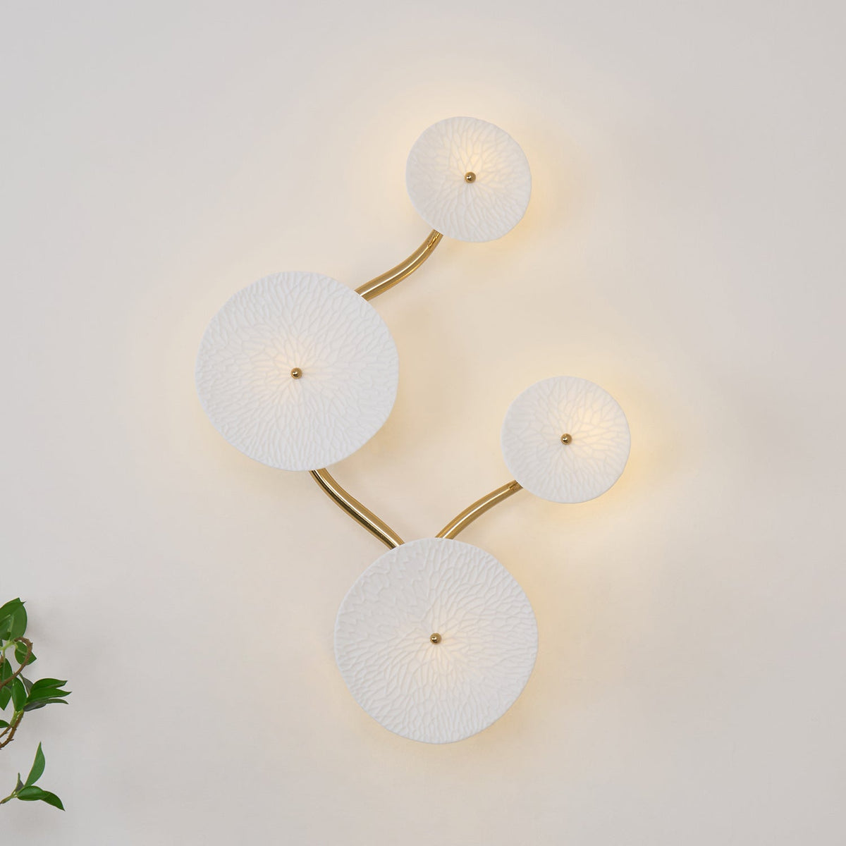 Jesse Elegance skandinavisch Art Petal Wandleuchte