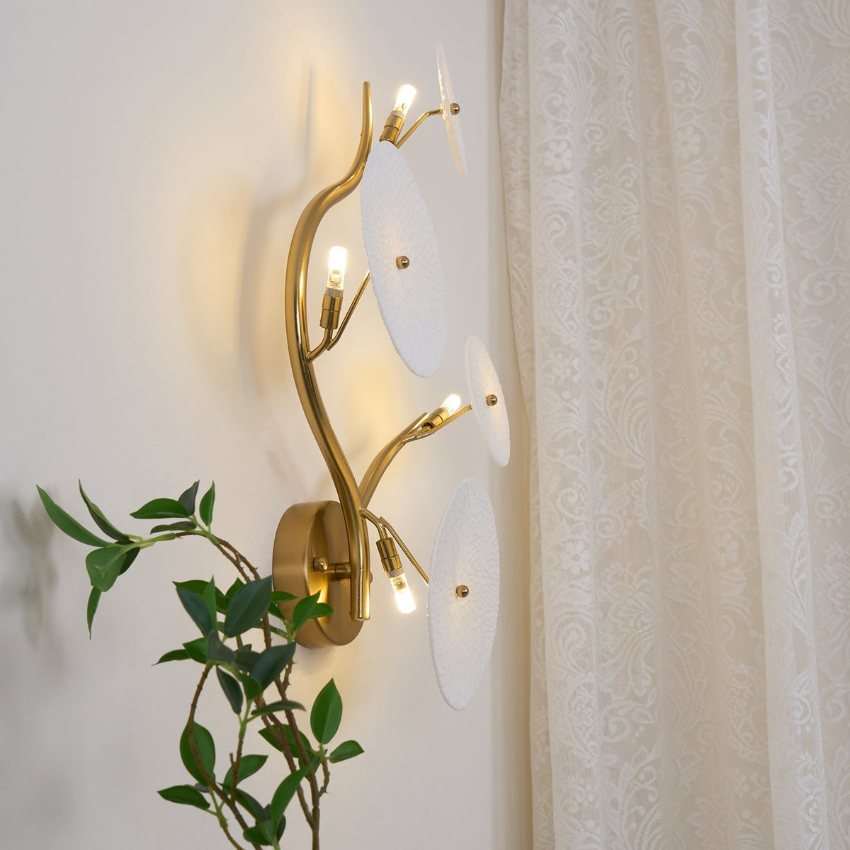 Jesse Elegance skandinavisch Art Petal Wandleuchte