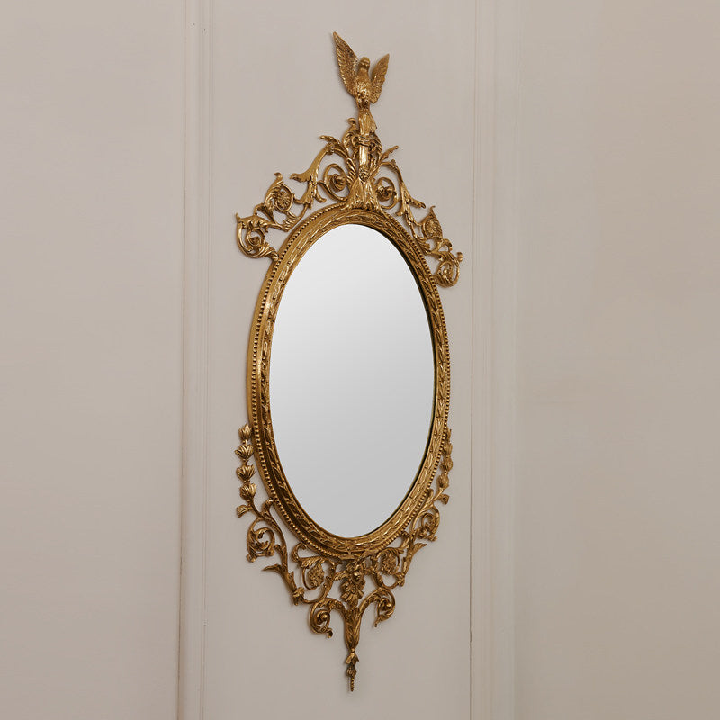 Aldenenne Belle Holzflache Wandspiegel