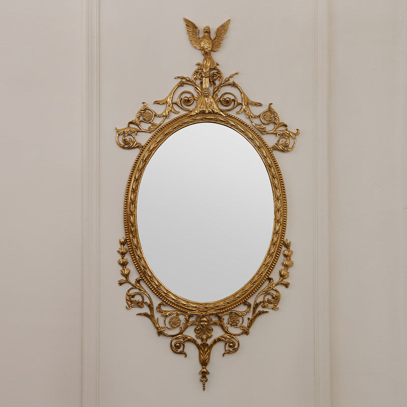 Aldenenne Belle Holzflache Wandspiegel