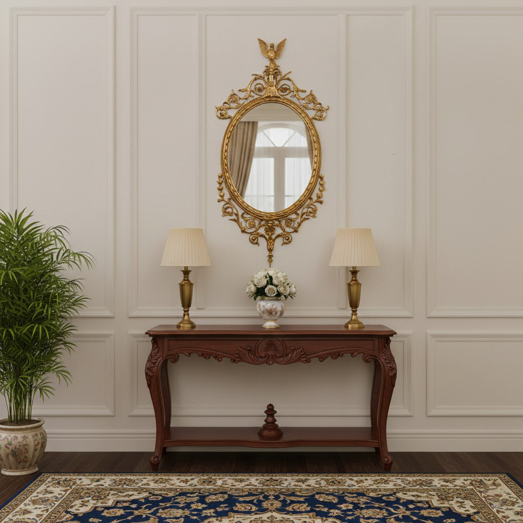 Aldenenne Belle Holzflache Wandspiegel