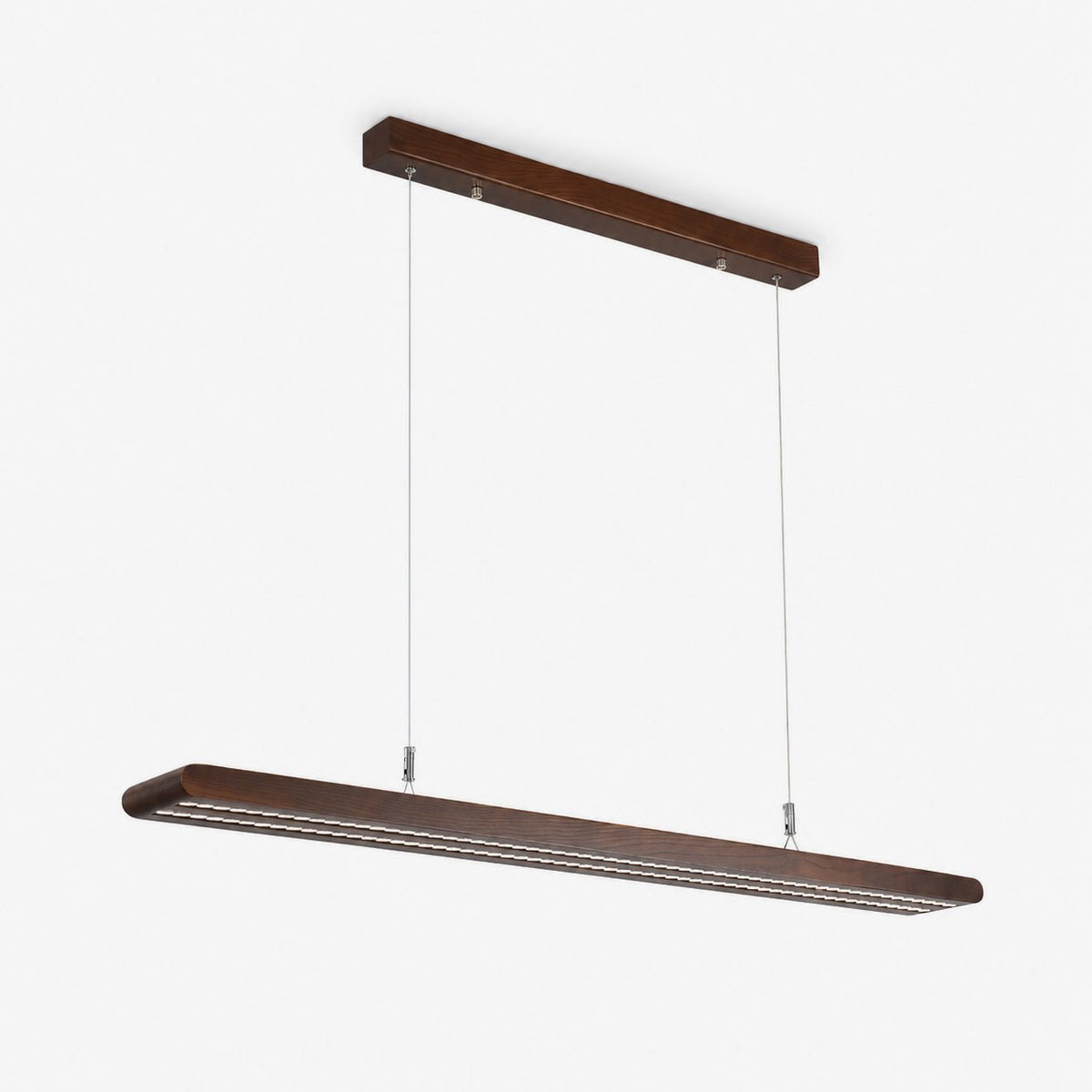 Rinoelia Pendelleuchte aus Holz linear