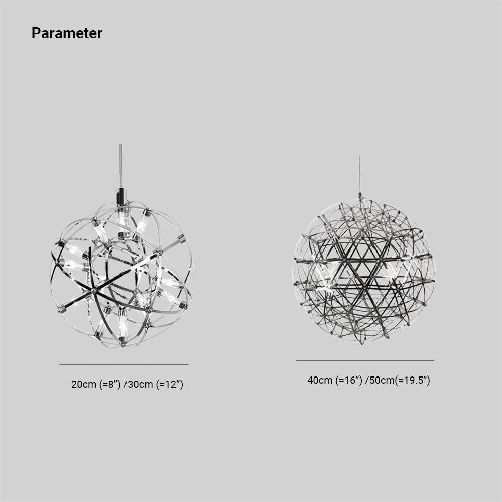 Kristy Kronleuchter Feuerwerk Schlaf/Wohnzimmer  Design LED  Metall