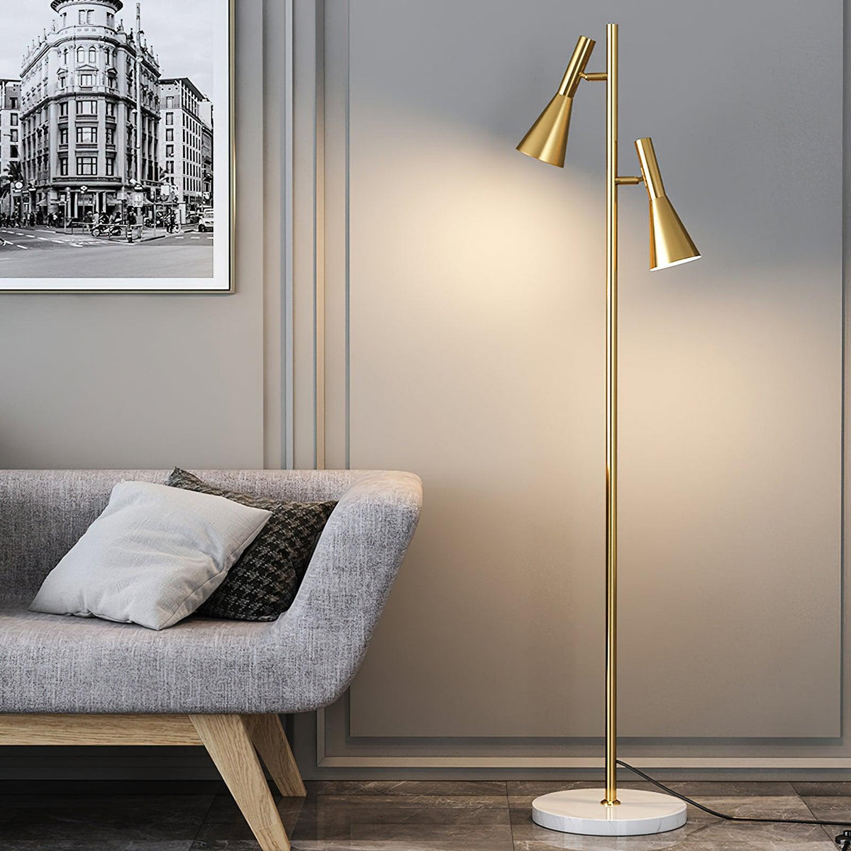 Aricel Stehleuchte aus Marmor