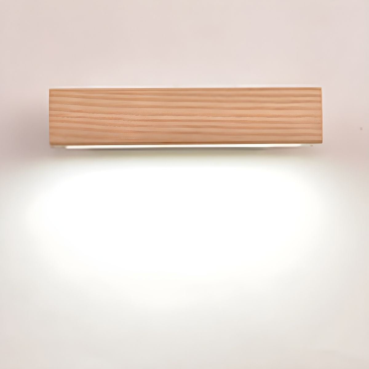 Nave Holz- und Acryl-Wandleuchte