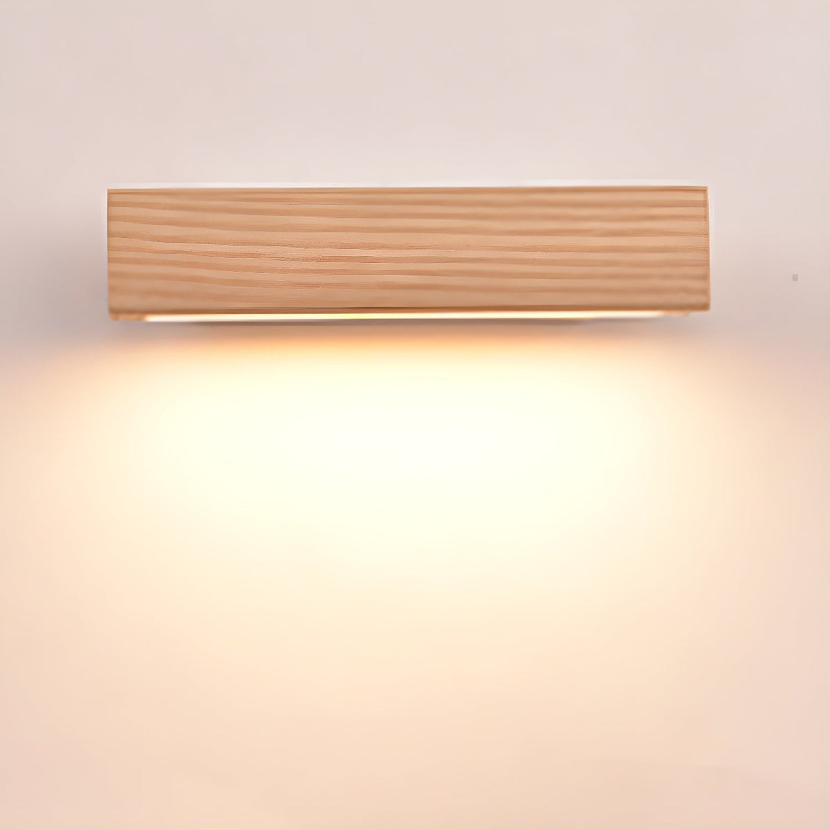 Nave Holz- und Acryl-Wandleuchte