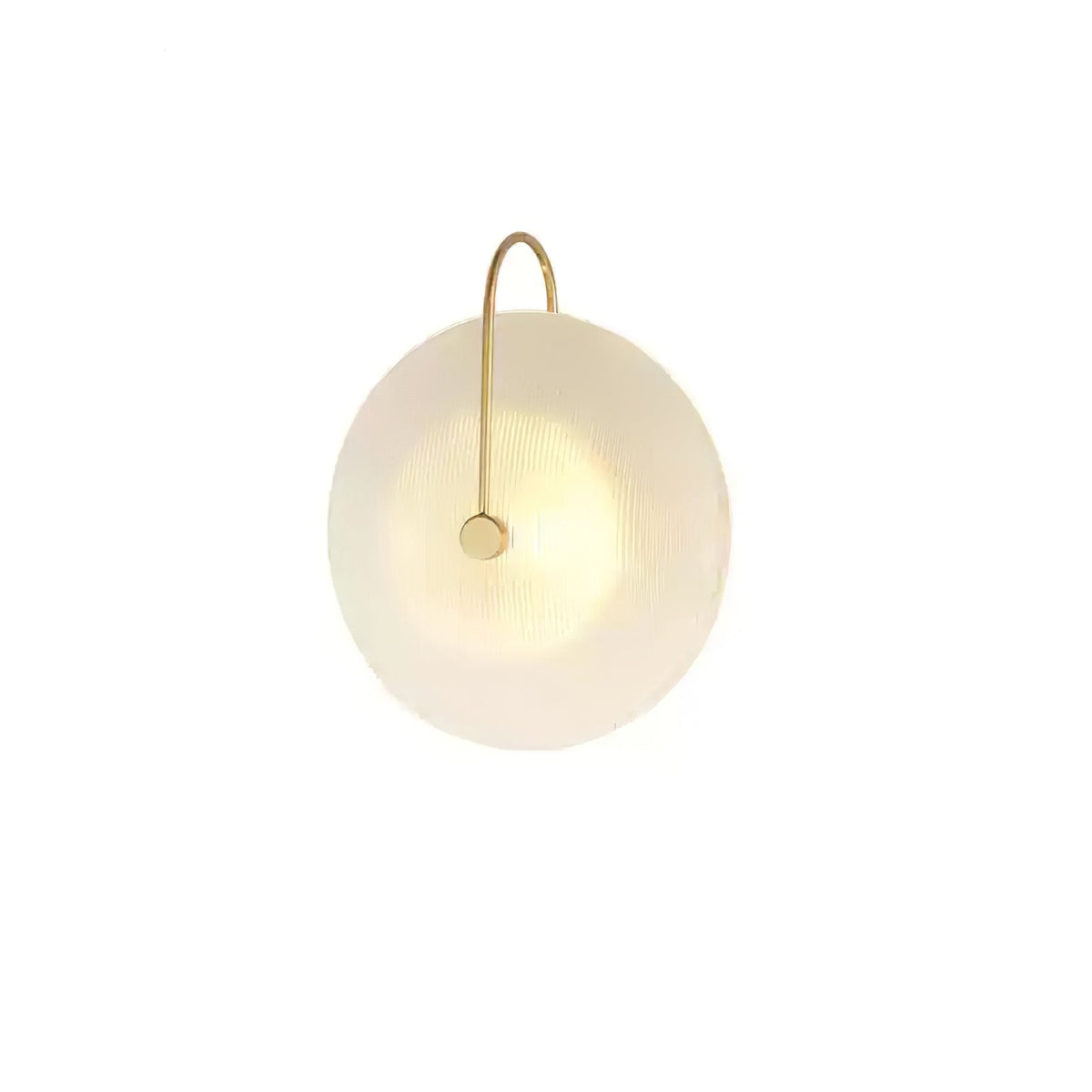 Ivsilan zeitgenössische minimalistische Wandleuchte aus Milchglas