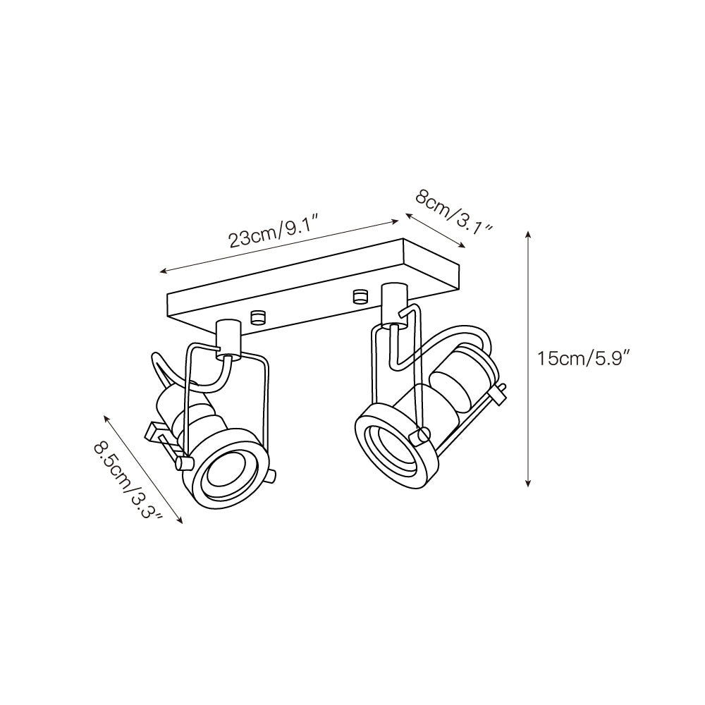 Caldor Spot-Array-Deckenleuchte
