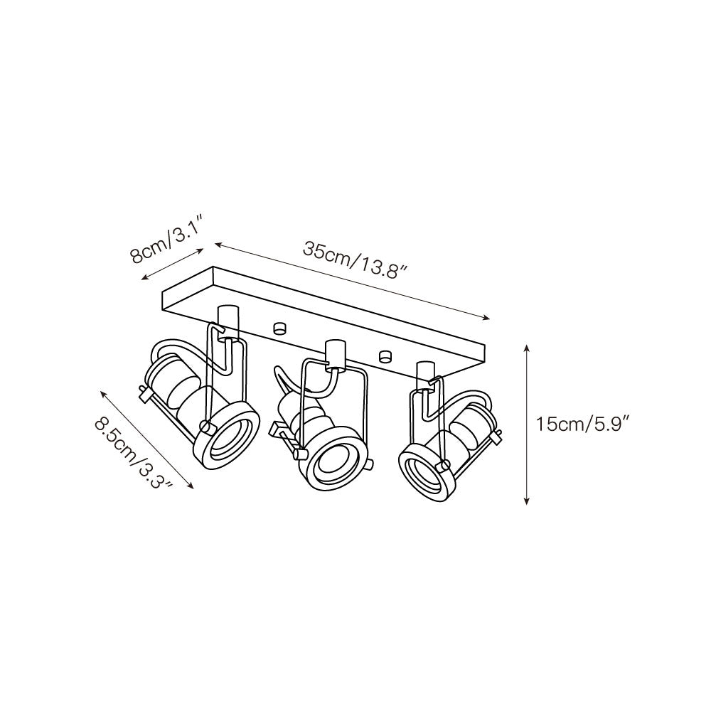 Caldor Spot-Array-Deckenleuchte