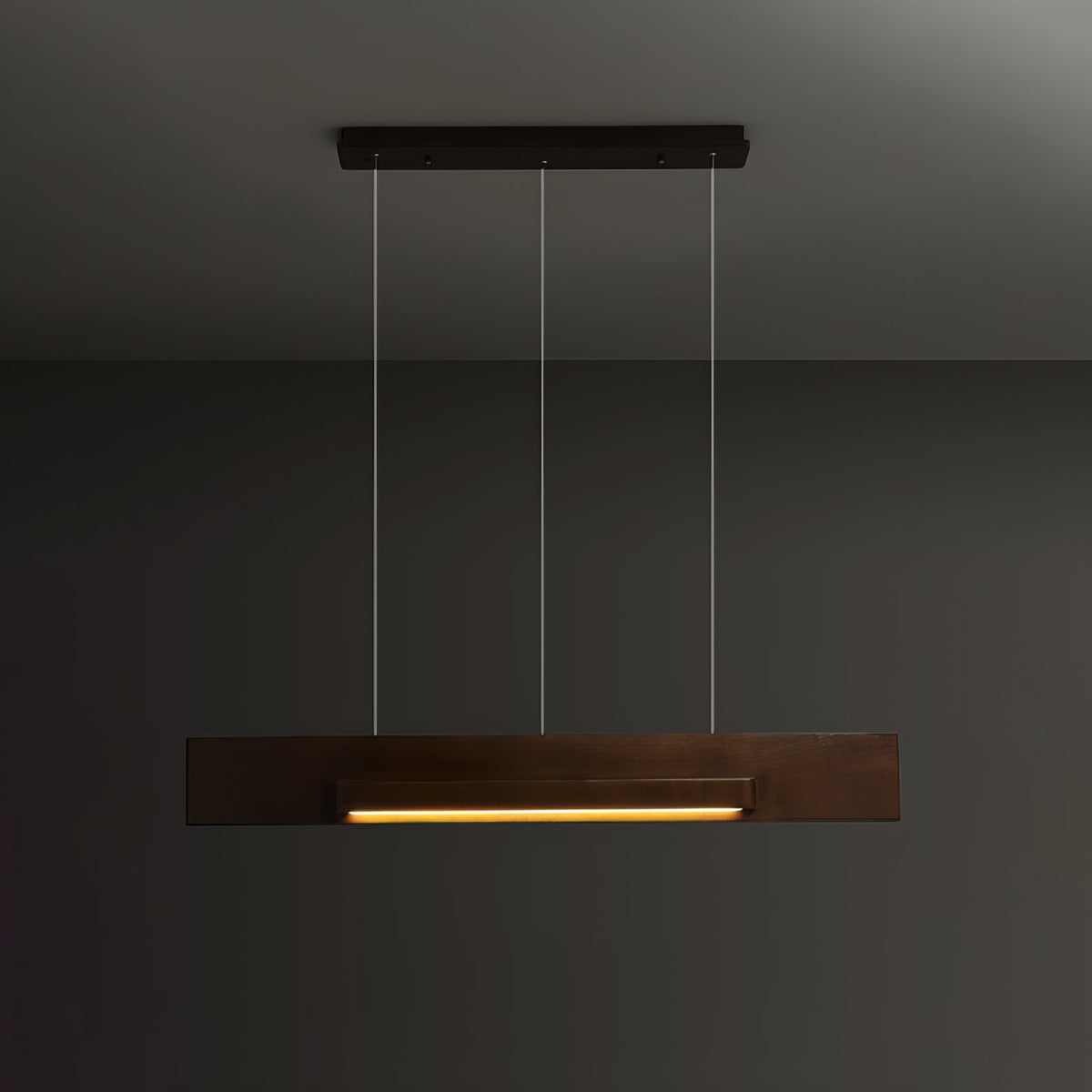 Zaraeyra Minimalistische Pendelleuchte aus Holz
