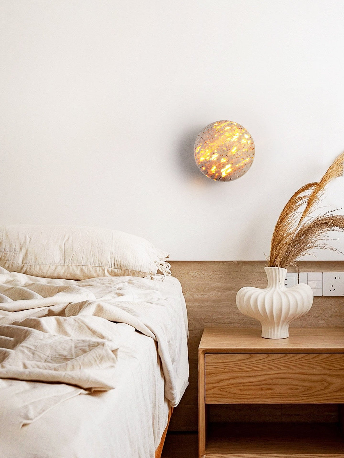 Petaina Luma Stone Wandleuchte