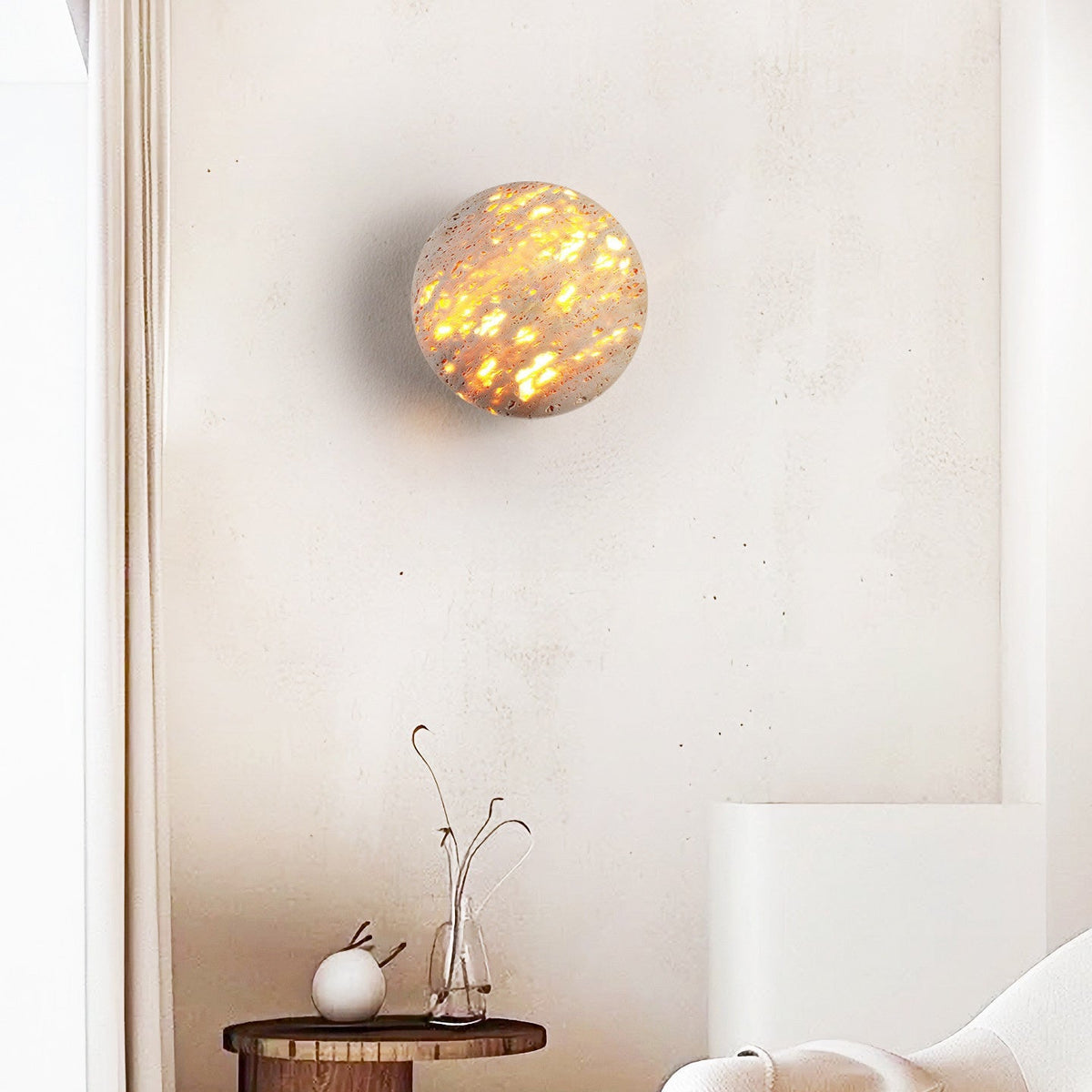Petaina Luma Stone Wandleuchte