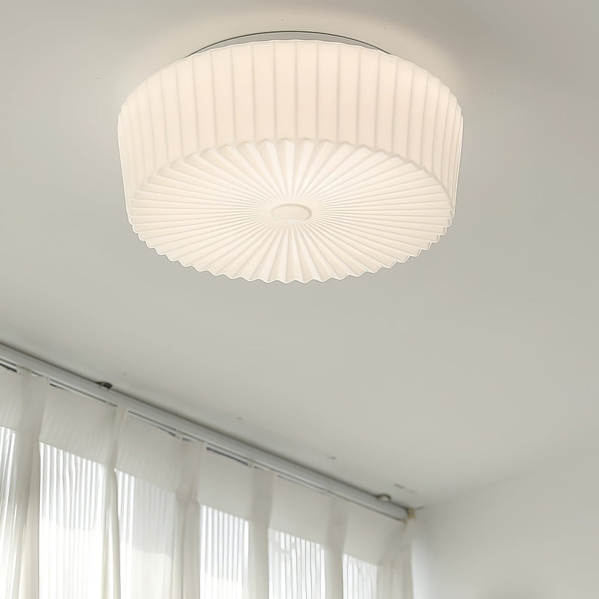 Celeena Deckenleuchte Trommelform Glas Radiant