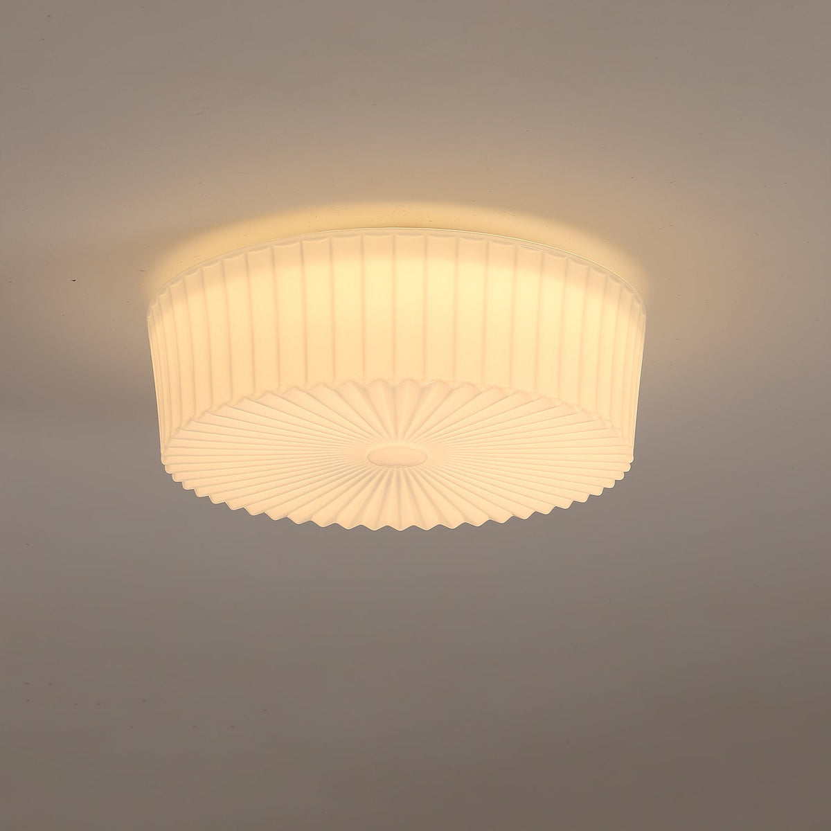 Celeena Deckenleuchte Trommelform Glas Radiant