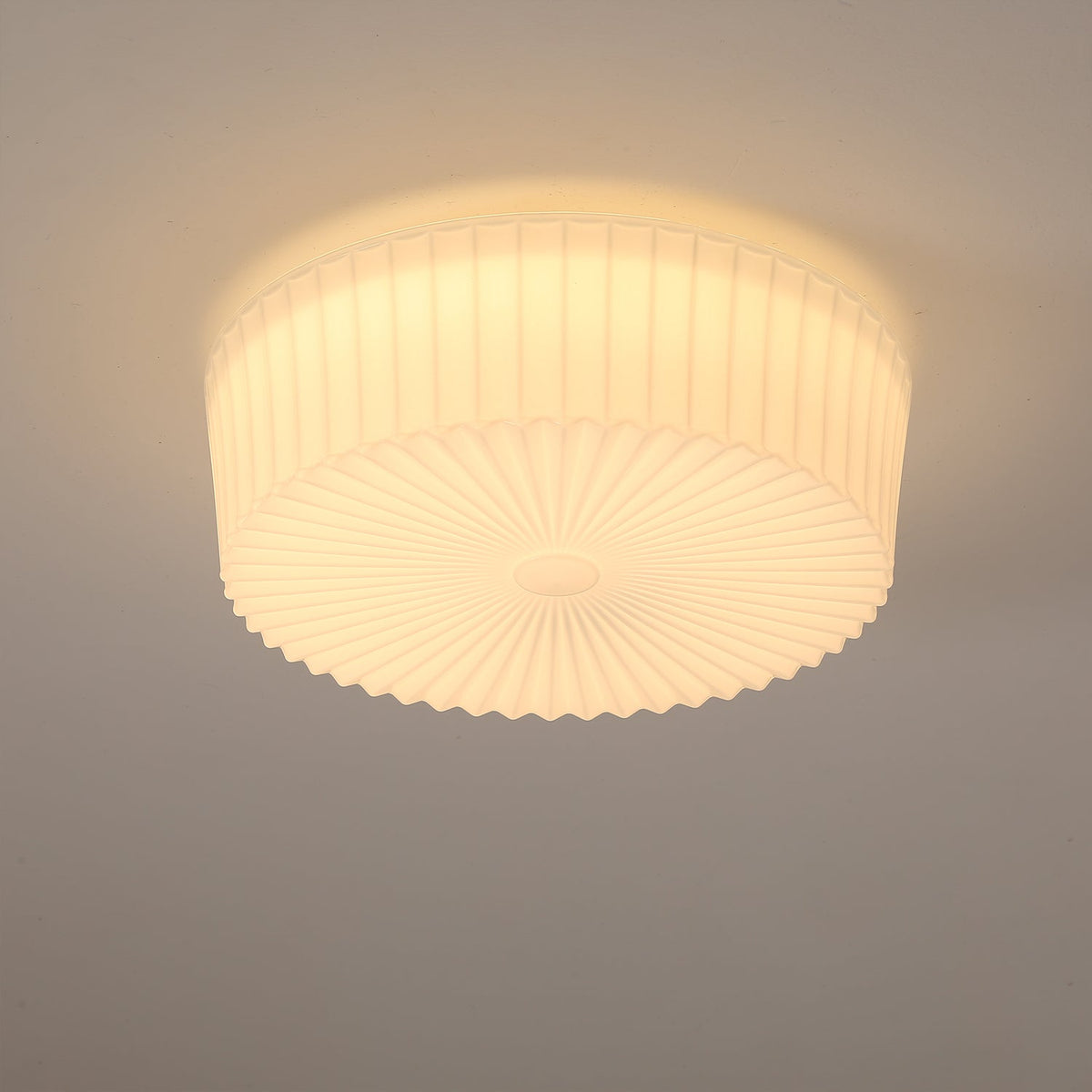 Celeena Deckenleuchte Trommelform Glas Radiant