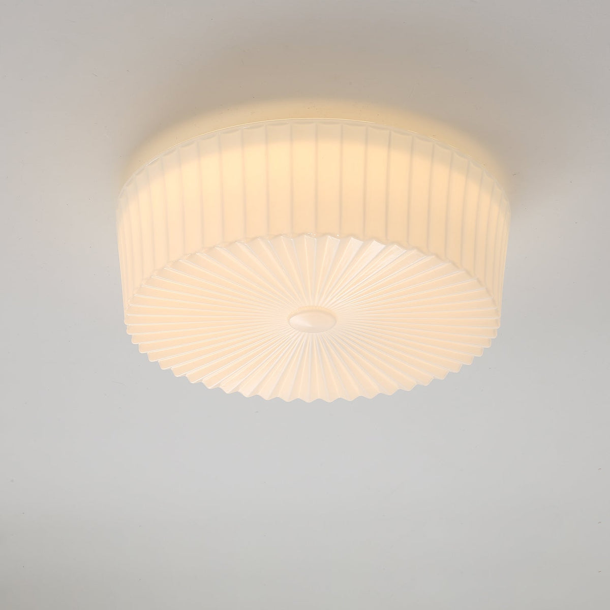 Celeena Deckenleuchte Trommelform Glas Radiant