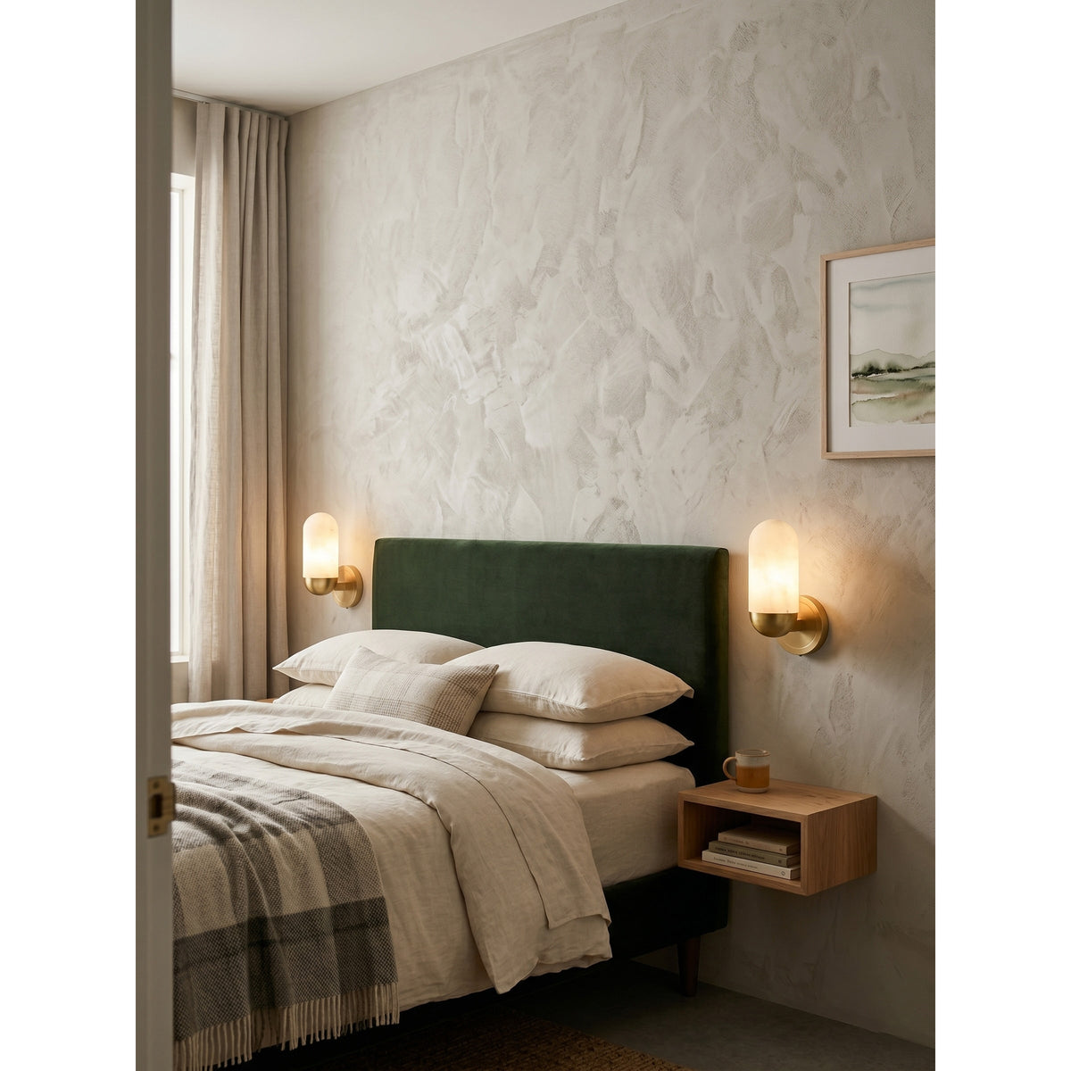 Lumeers Alabaster-Wandleuchte