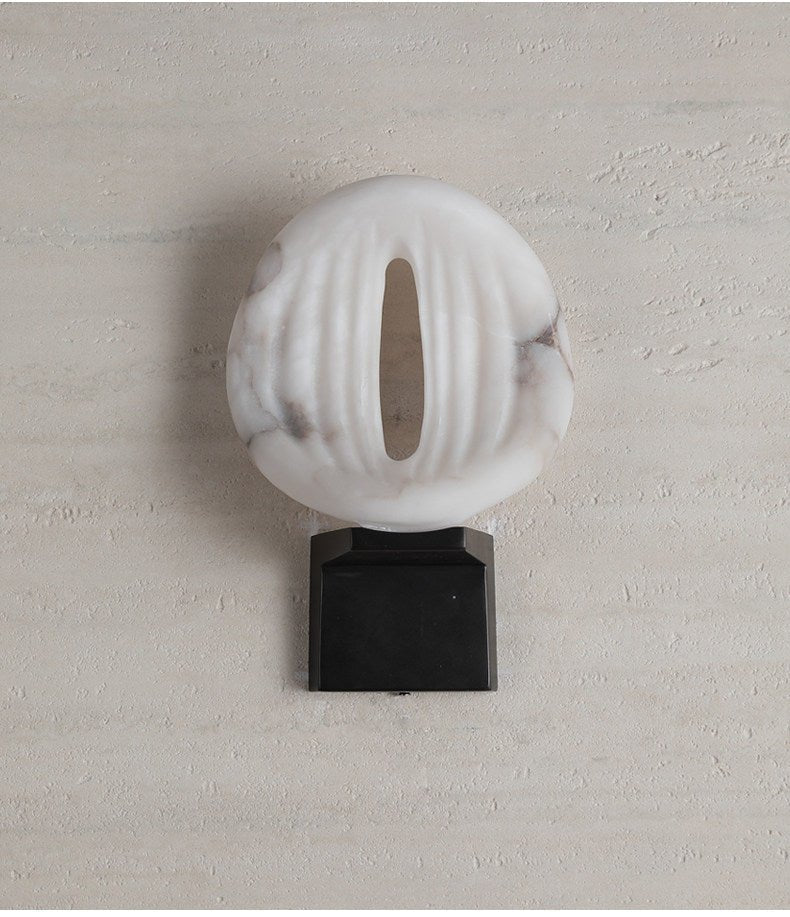 Eirion Rift Alabaster-Wandleuchte