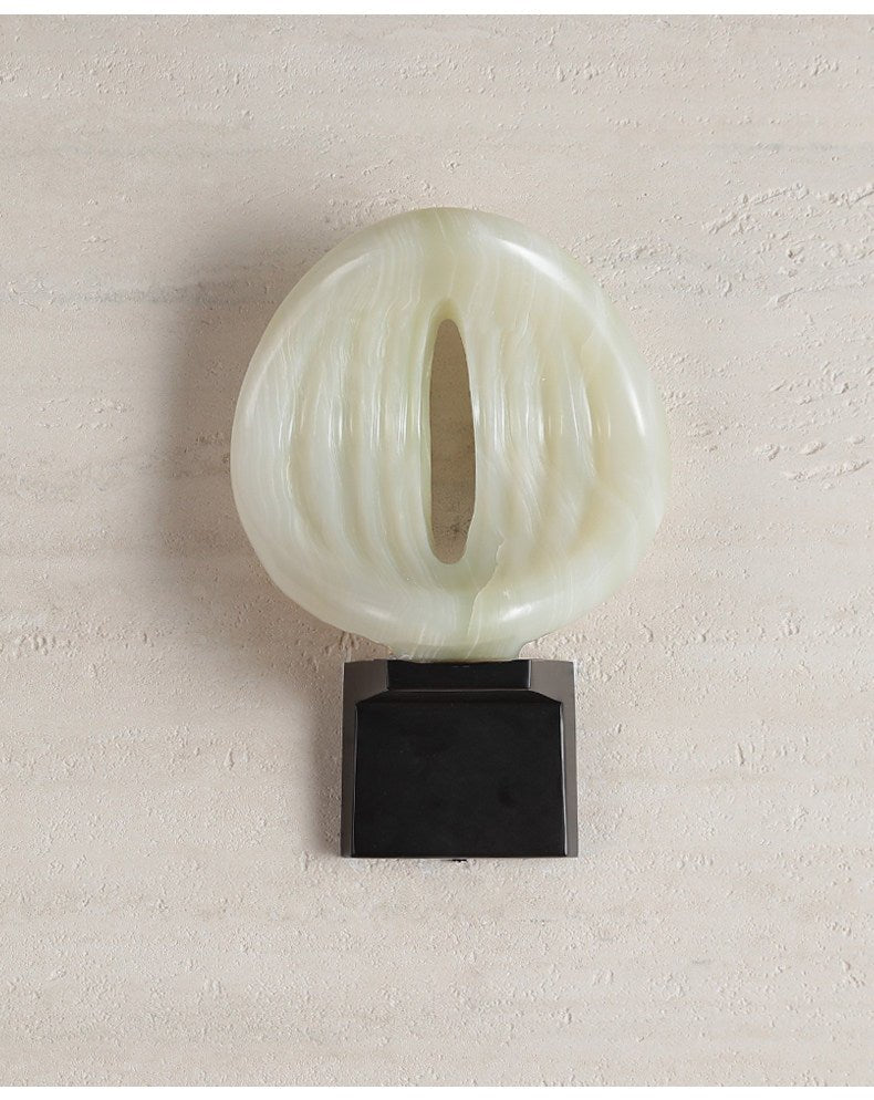Eirion Rift Alabaster-Wandleuchte