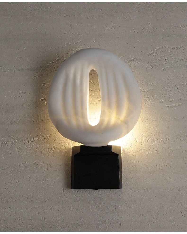 Eirion Rift Alabaster-Wandleuchte