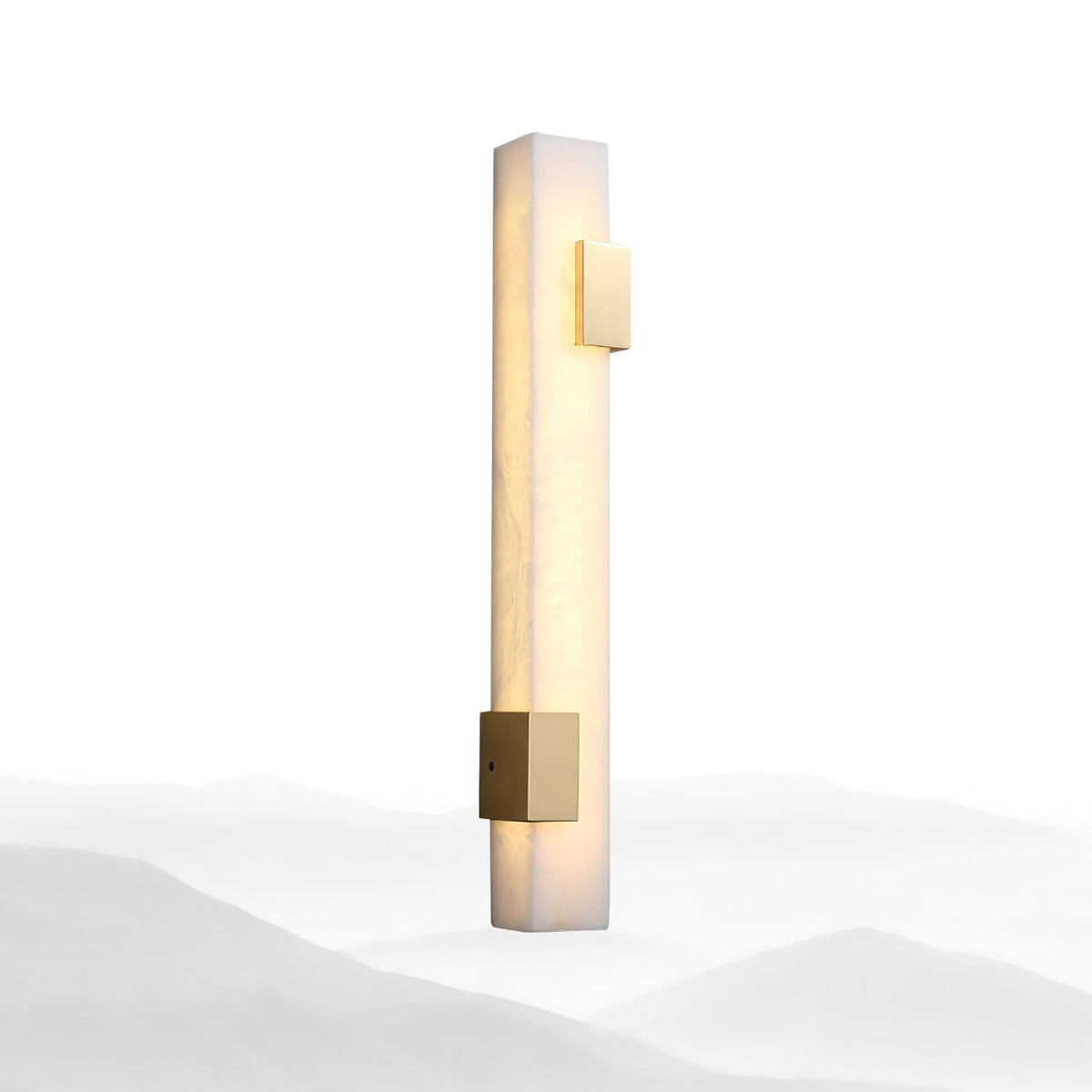 Eos lineare Wandleuchte aus Alabaster