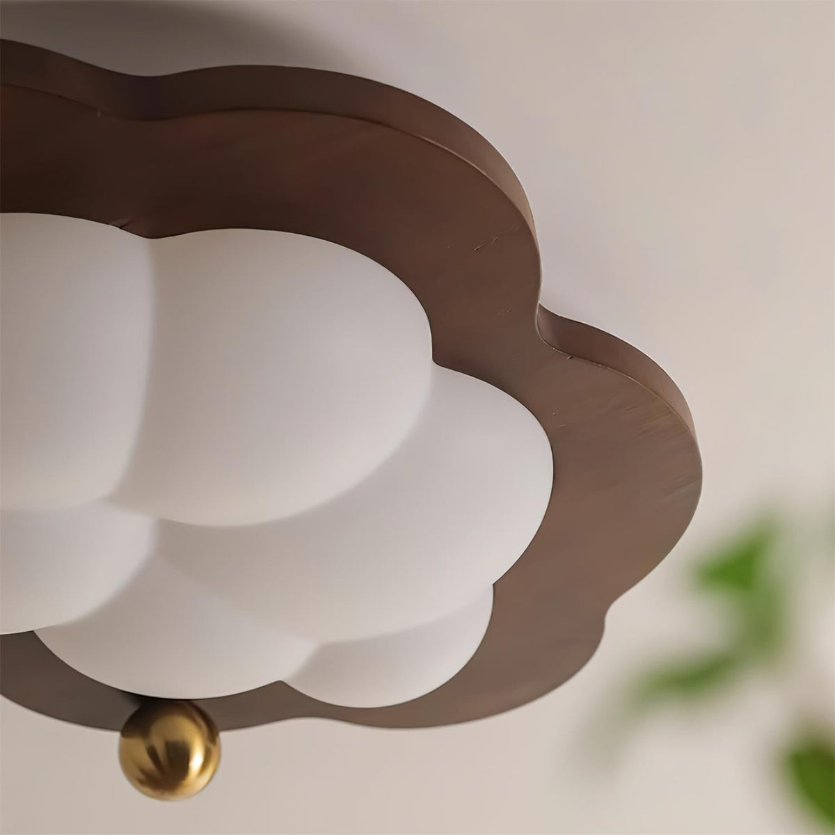 Pivora flache Deckenleuchte Cloud-Inspired