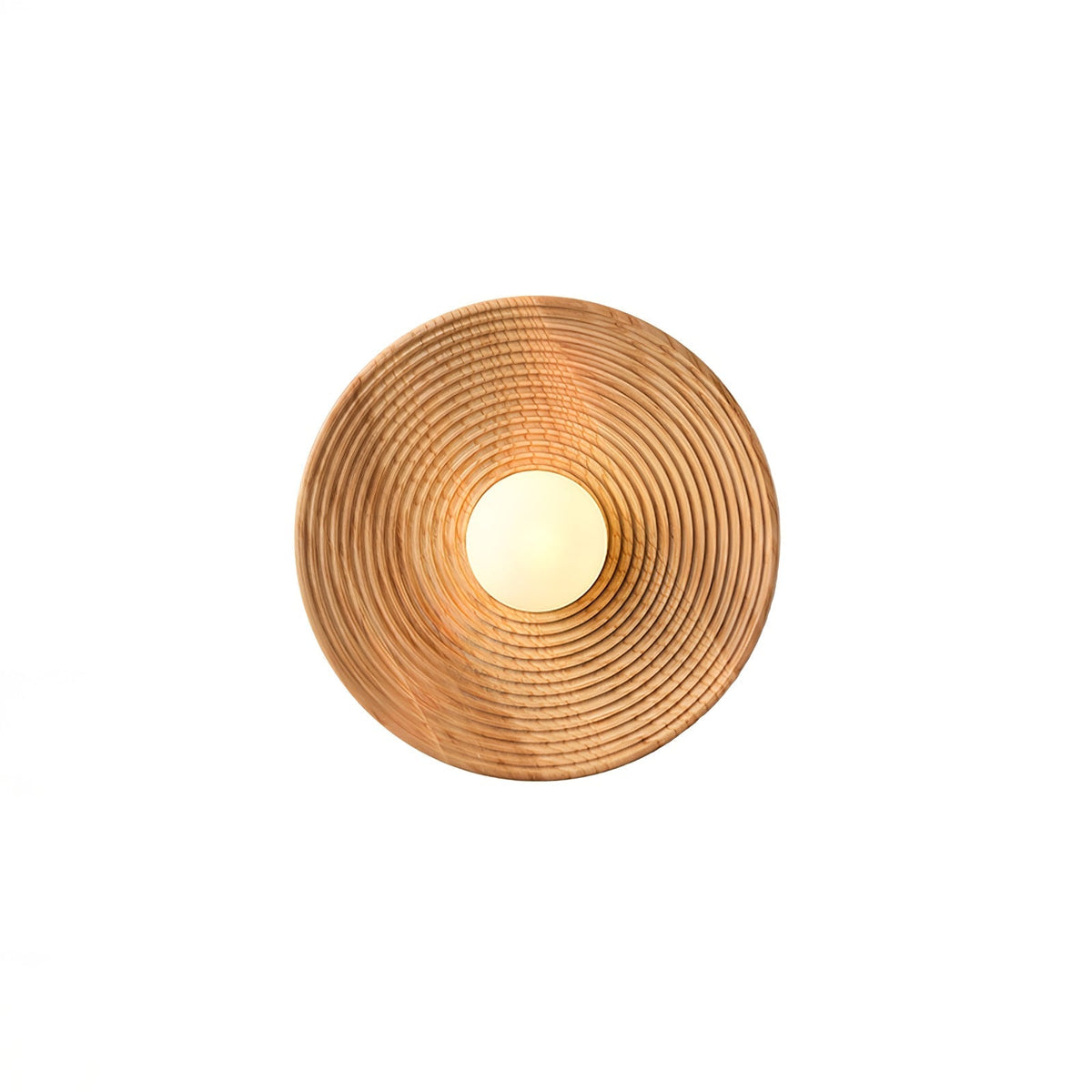 Aldenise zeitgenössische Wandleuchte aus Holz im Kontur-Design