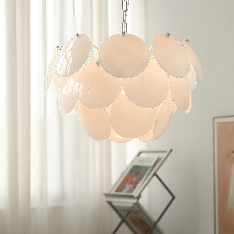 Sophia Kronleuchter aus Glas im minimalistischen Stil