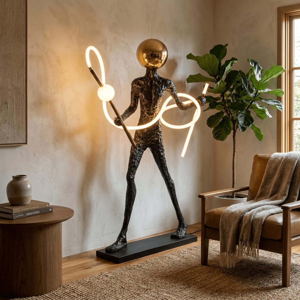 Luminous Voyager Skulpturen-Stehleuchte
