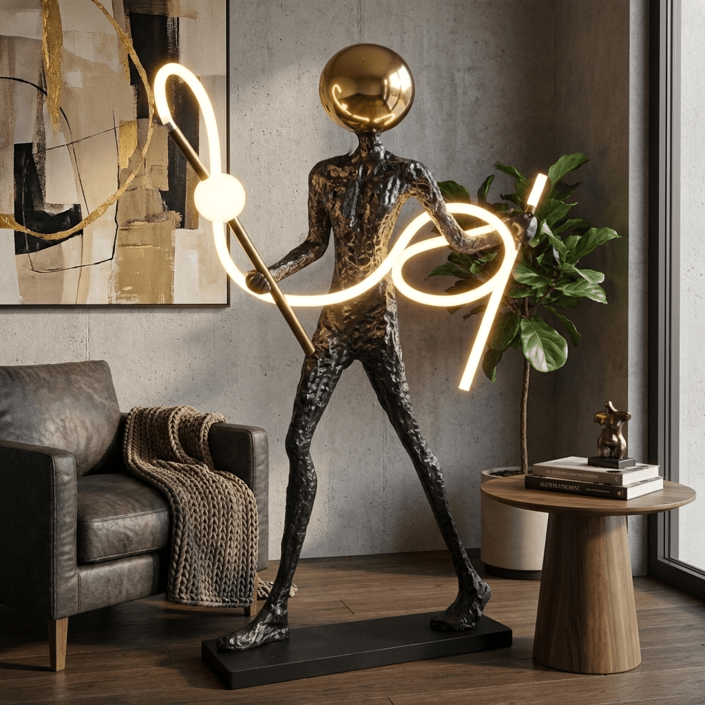 Luminous Voyager Skulpturen-Stehleuchte