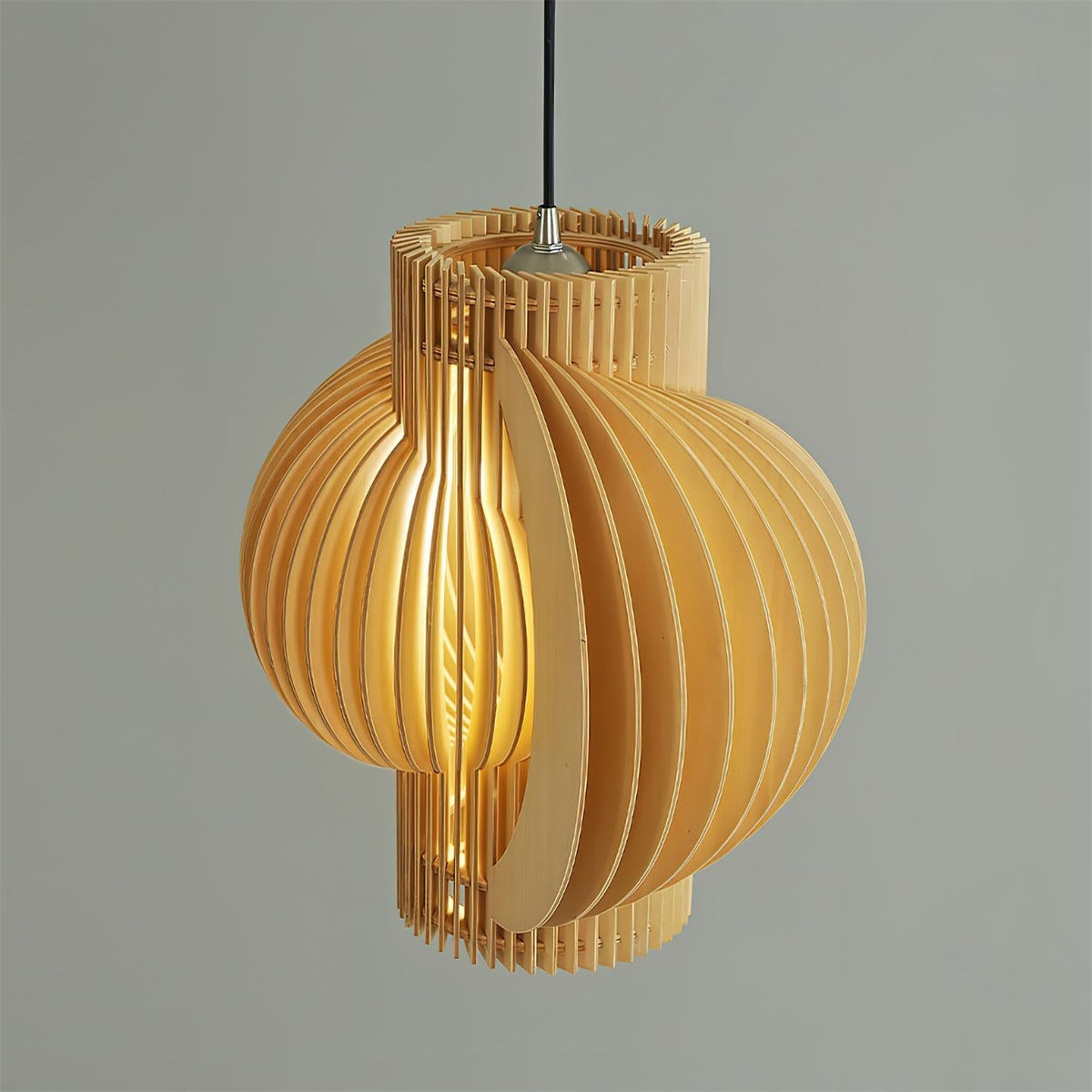 Rinaena Pendelleuchte aus Holz