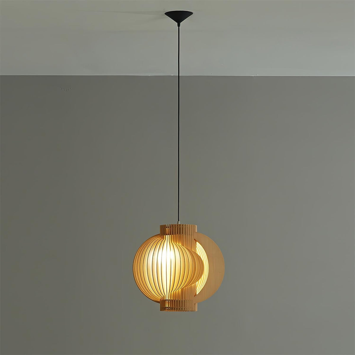 Rinaena Pendelleuchte aus Holz