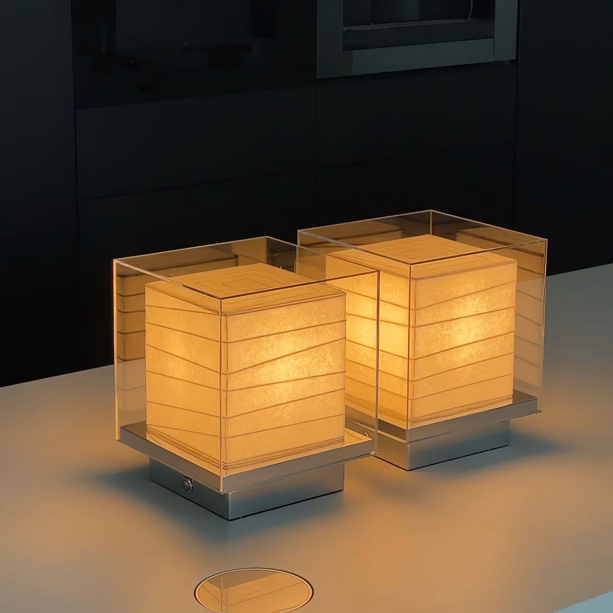 Pryn Tischleuchte Cube