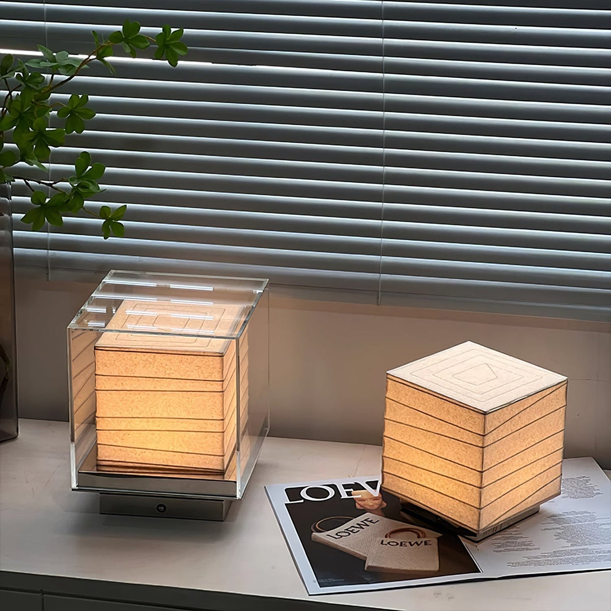 Pryn Tischleuchte Cube