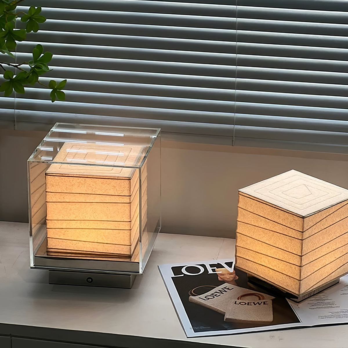Pryn Tischleuchte Cube