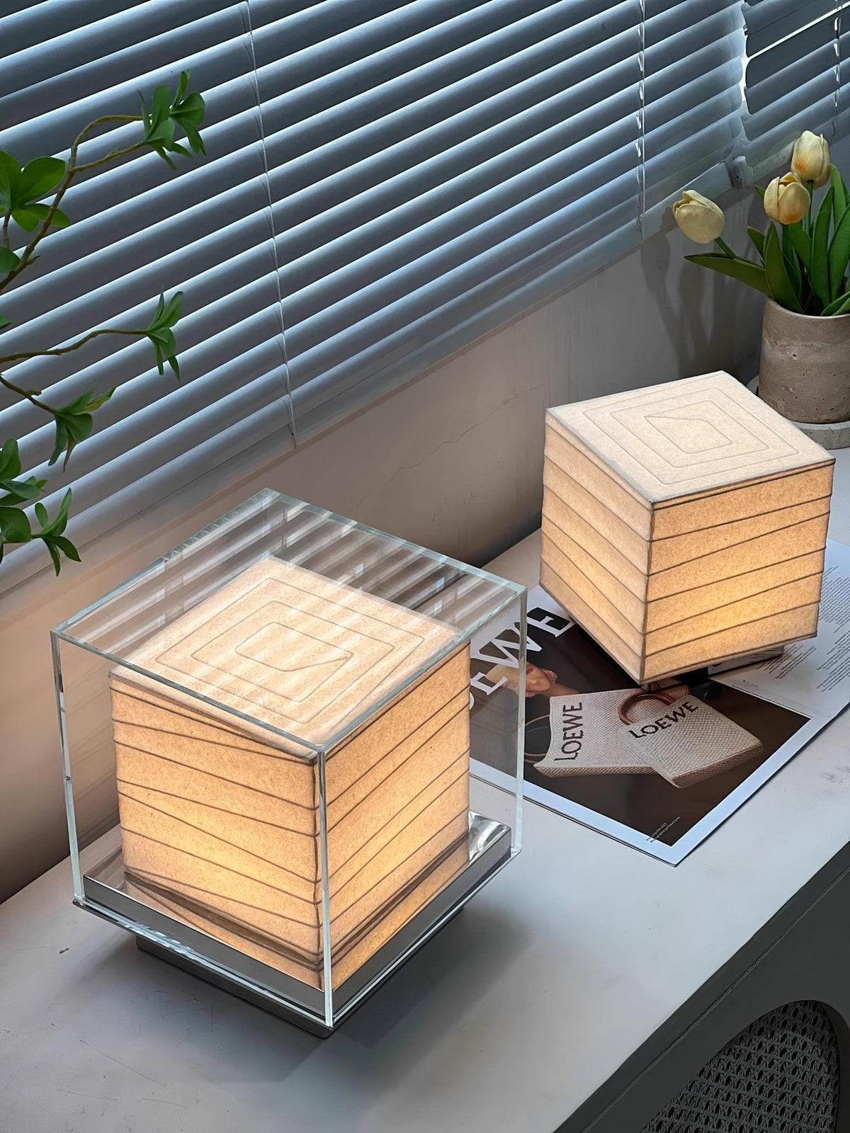 Pryn Tischleuchte Cube