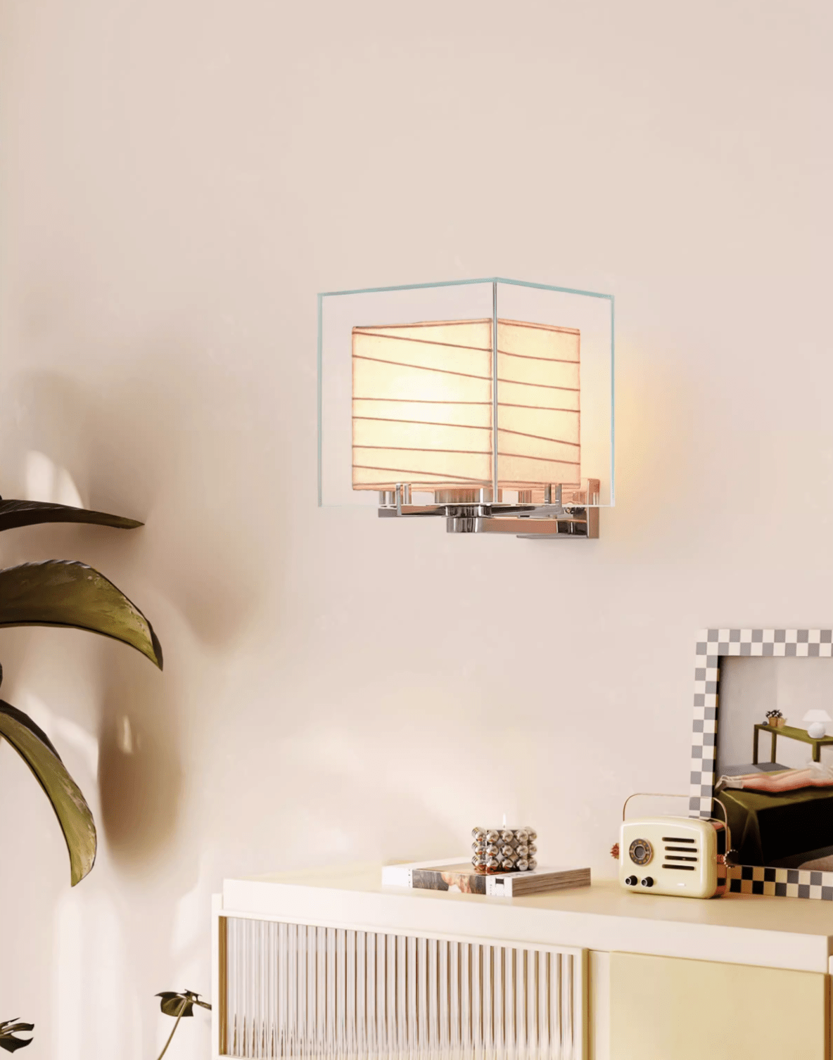 Mirglow Cube Wandleuchte