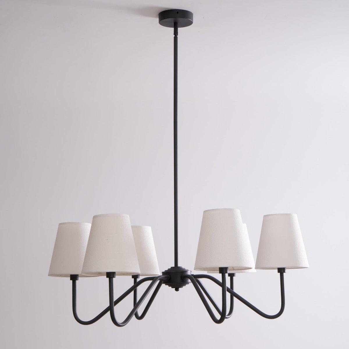 Aurvarira Kronleuchter Lumos Classic Schwarz Stoff