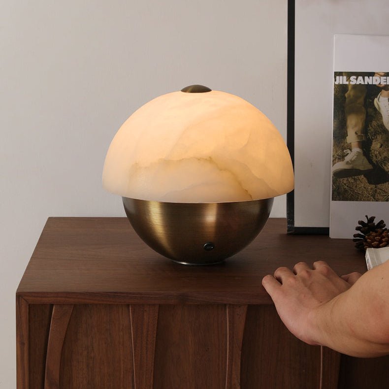 Crol Alabaster Mini Tischleuchte