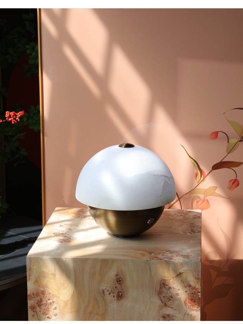 Crol Alabaster Mini Tischleuchte