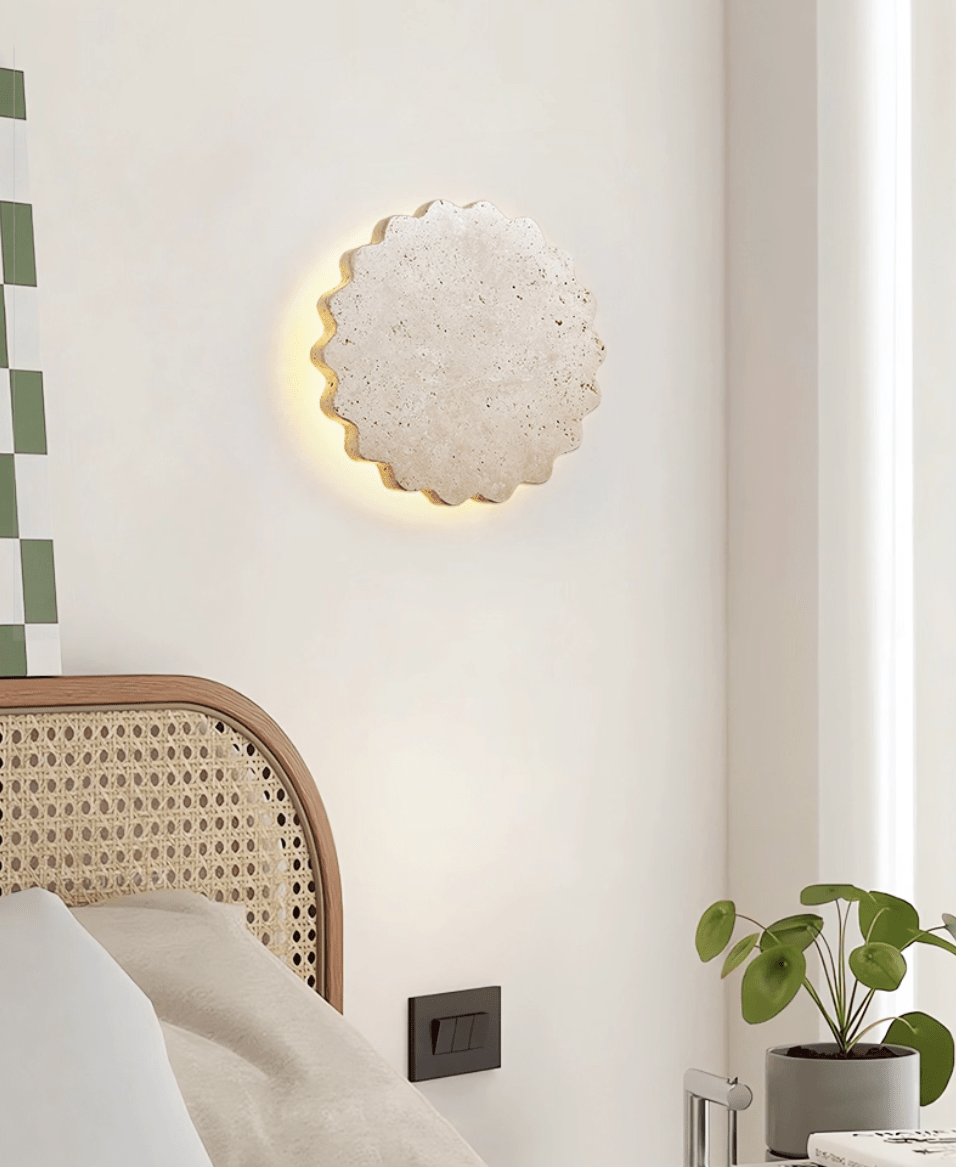 Viraanette Luna Scallop-Wandleuchte