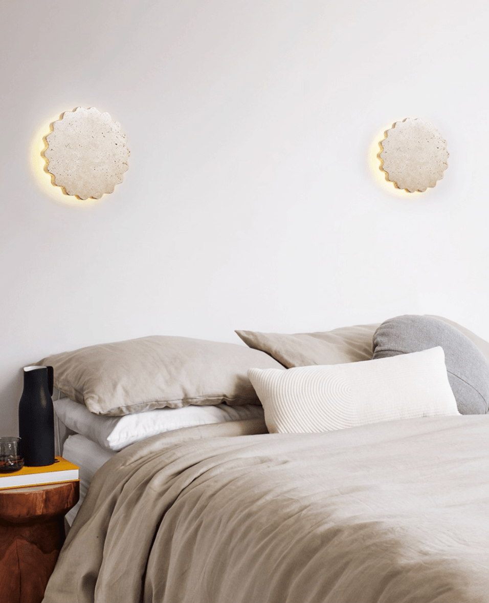 Viraanette Luna Scallop-Wandleuchte