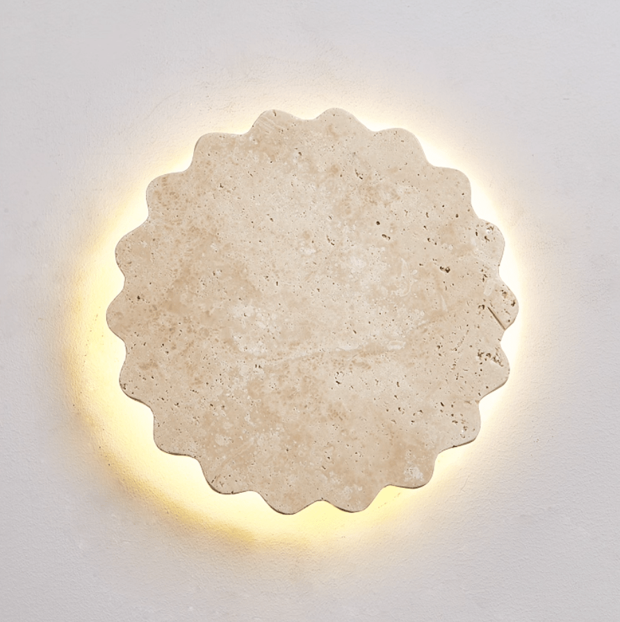 Viraanette Luna Scallop-Wandleuchte