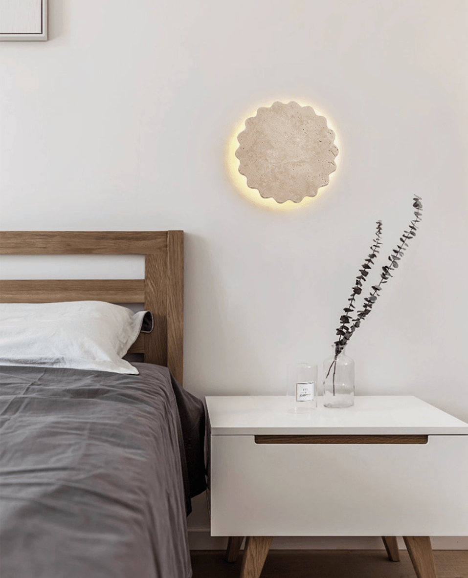 Viraanette Luna Scallop-Wandleuchte