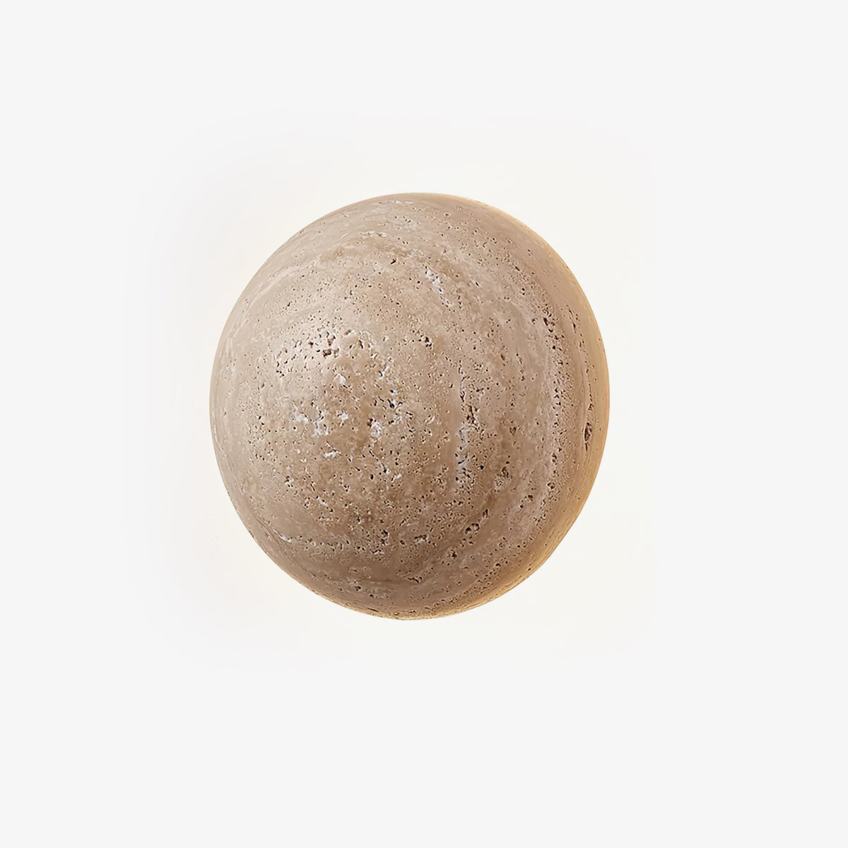 Vexael Minimalistische Wandleuchte aus gelbem Travertin
