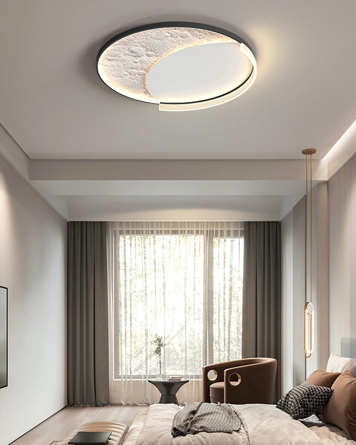 Syvine skandinavisch Art Lunar LED Deckenleuchte