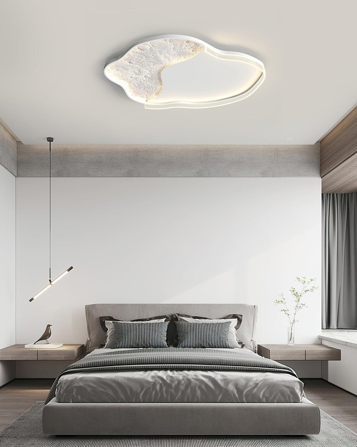 Syvine skandinavisch Art Lunar LED Deckenleuchte