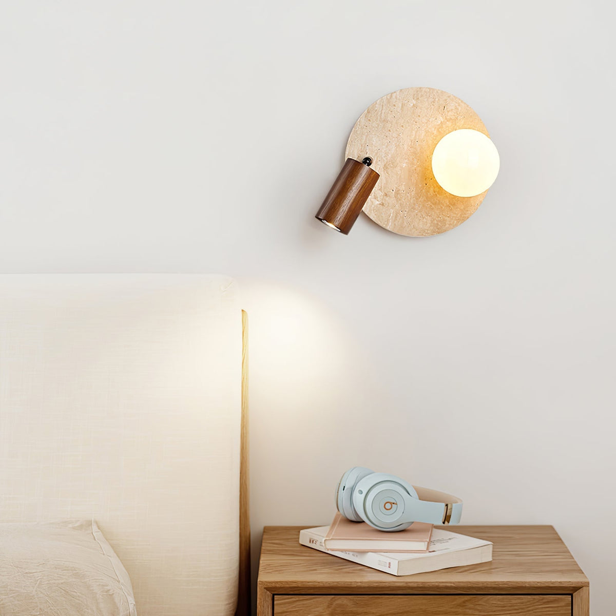 Armara Travertine Wandleuchte