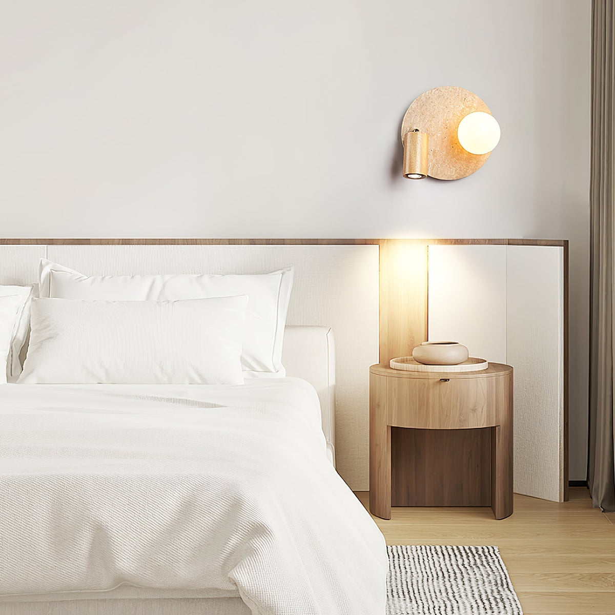 Armara Travertine Wandleuchte