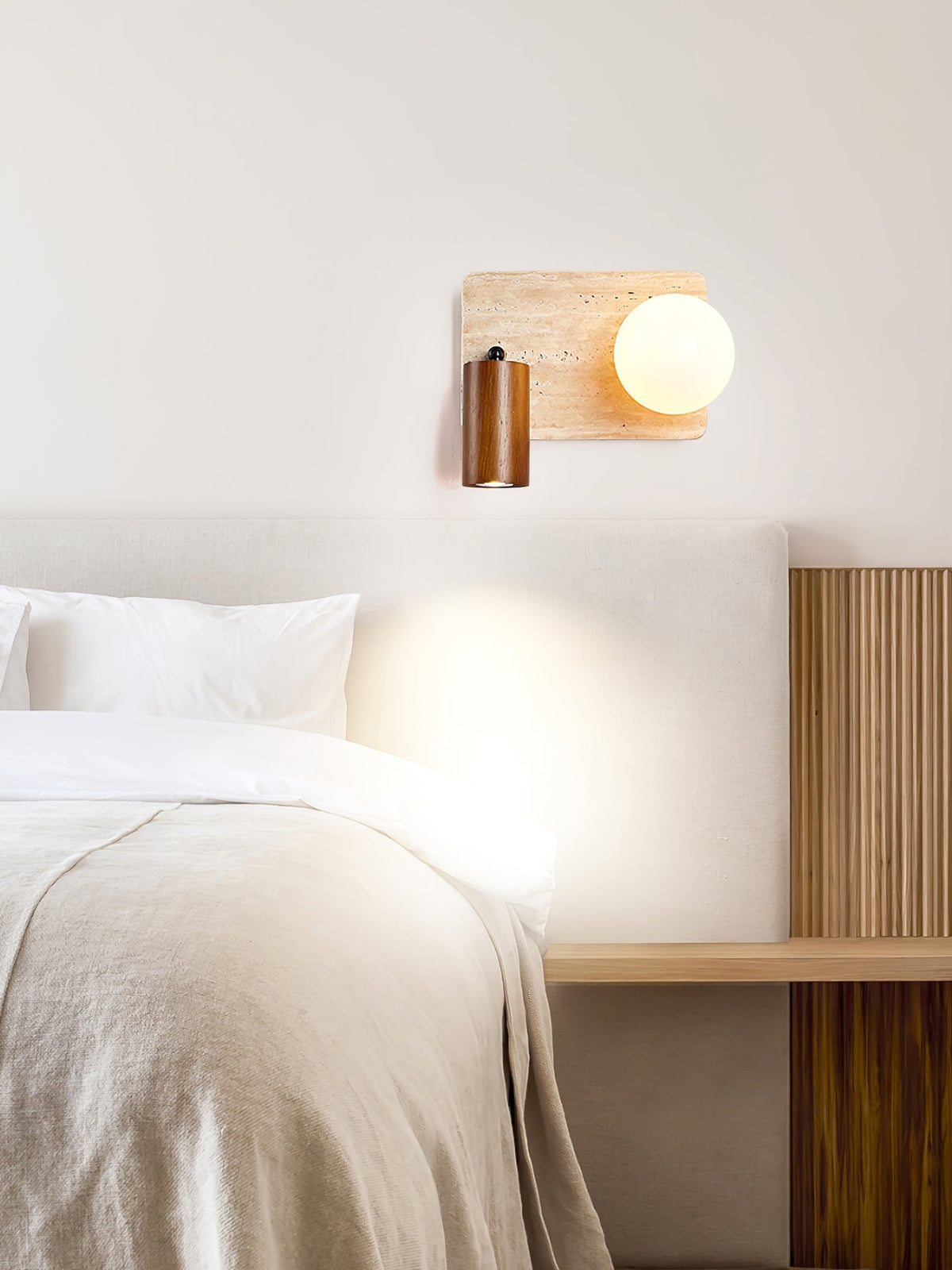 Armara Travertine Wandleuchte
